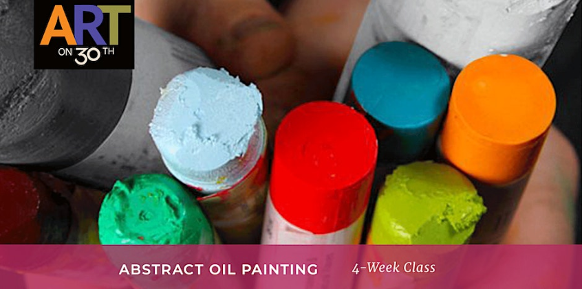 Abstract Oil Painting [Class in San Diego] Art on 30th CourseHorse
